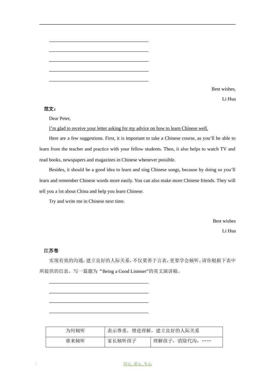 2008年全国各地高考英语作文汇总及范文_第3页