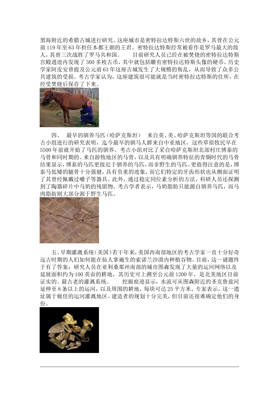 2009年高中语文素材十大考古发现_第2页