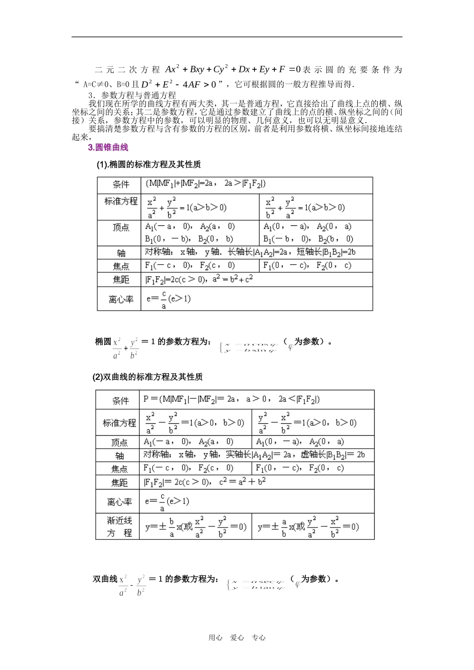 2009届高三数学二轮专题复习教案――平面解析几何人教版_第3页