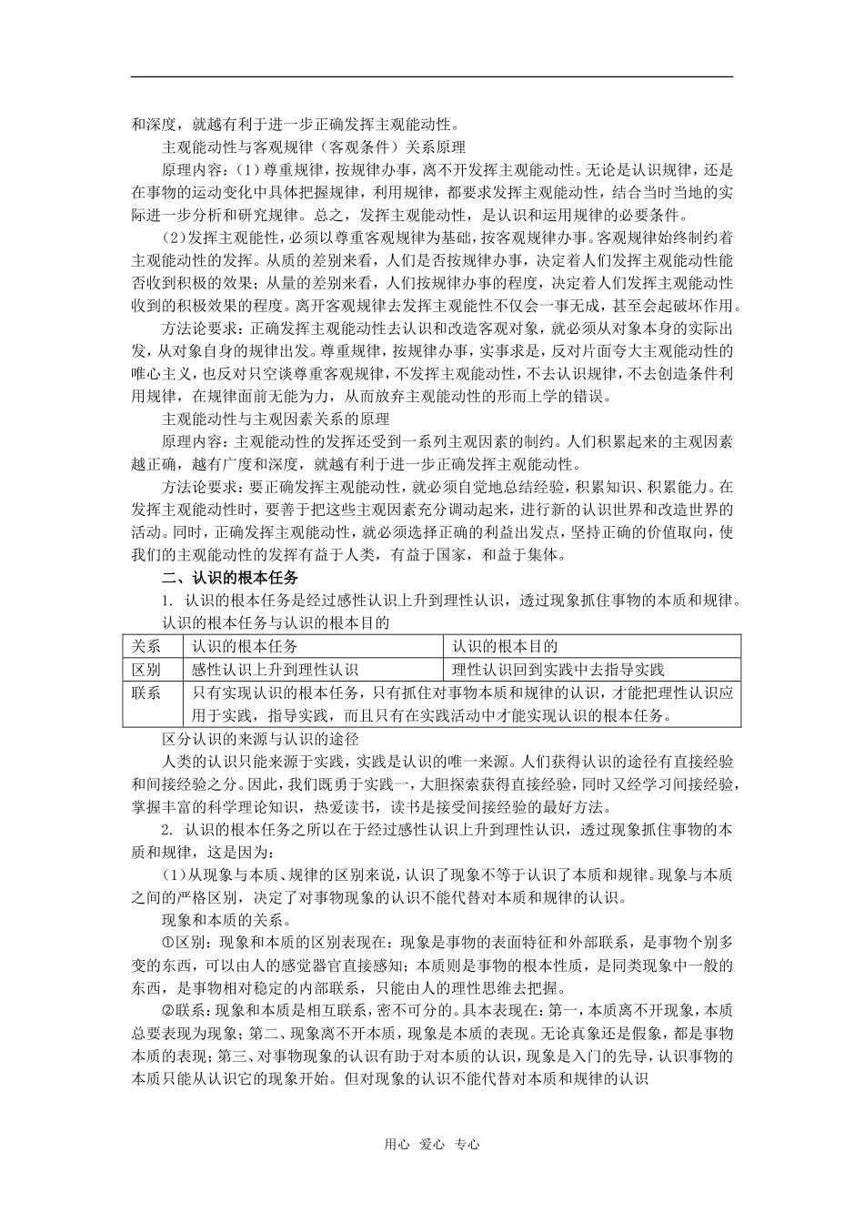 2008年政治二轮复习教案《哲学常识》专题三 认识论_第2页