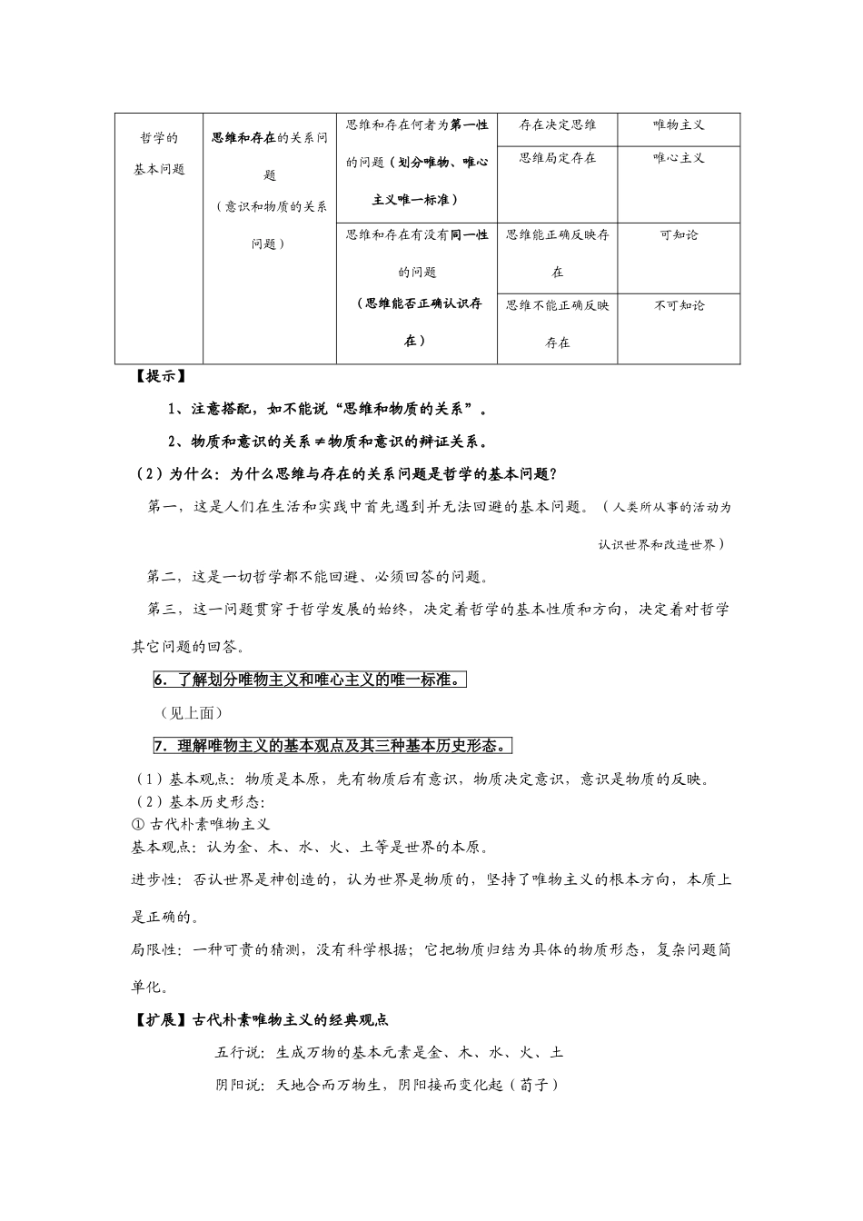 2009届江苏省东台市三仓中学高三政治二轮复习教学案专题一：生活智慧与时代精神_第3页