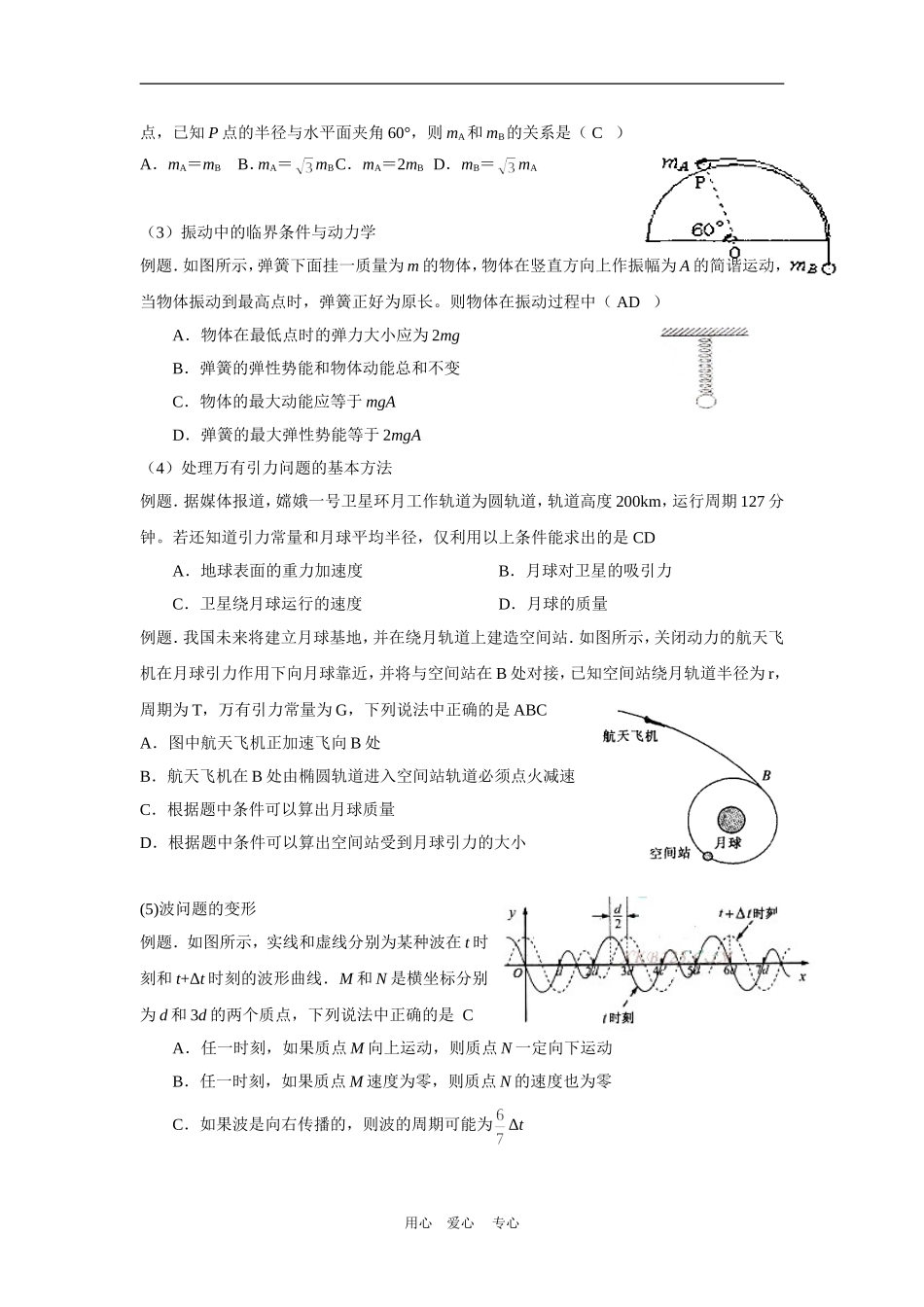 2009年四川省高三物理学科高考研讨会 精选例题 全面提高教案人教版_第2页