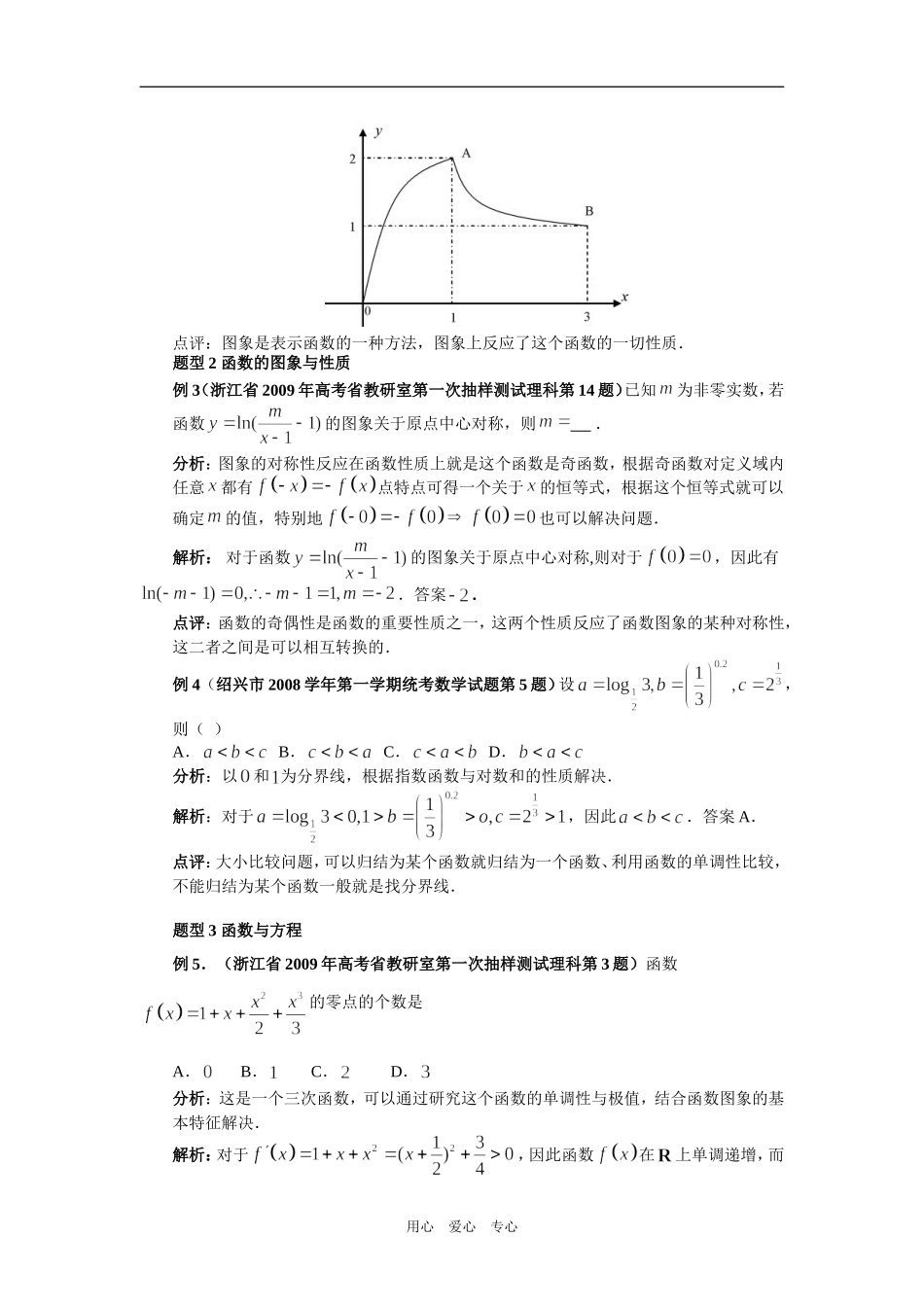 2010届高考数学复习教案--函数导数专题_第2页