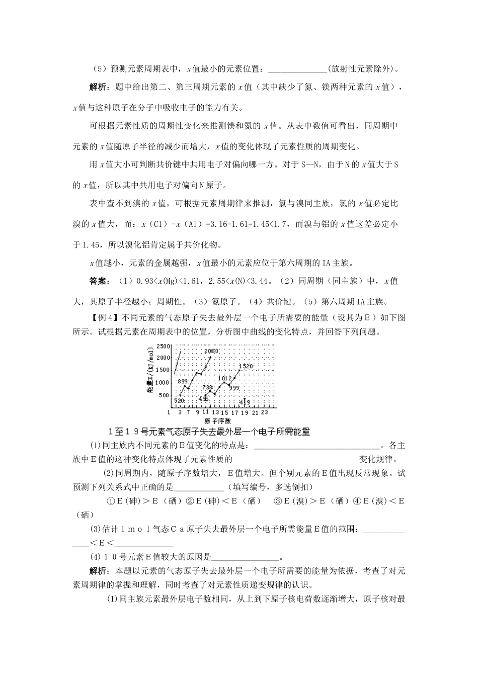 2010届高考一轮复习-必修2-物质结构章末总结_第3页