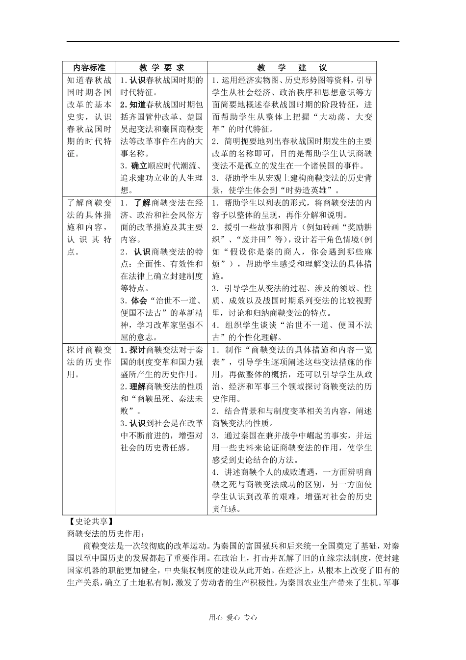2010届高三历史一轮简约版教案：历史上重大改革回眸_第2页