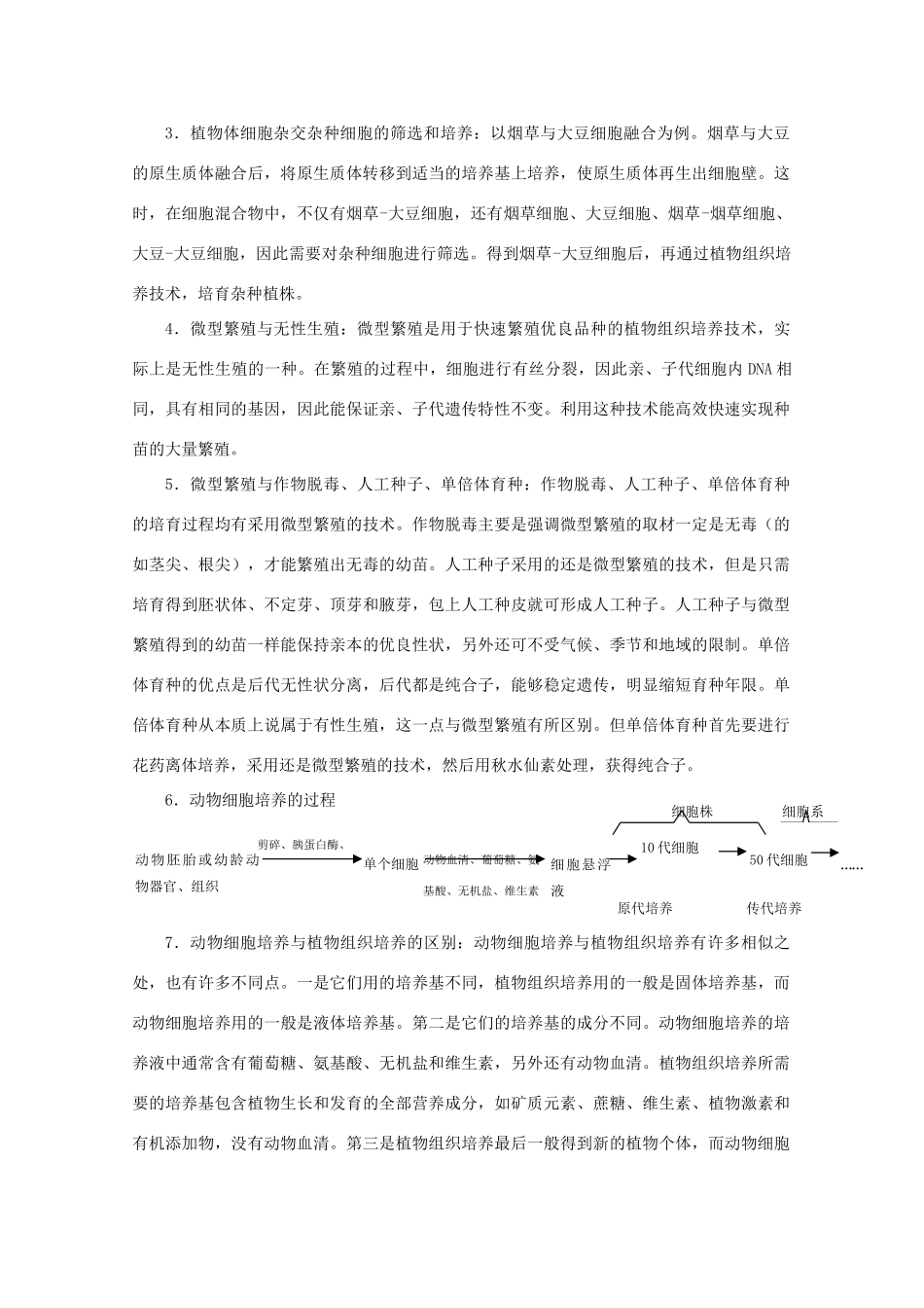 2010届高三生物专题复习教案：细胞工程及胚胎工程_第2页