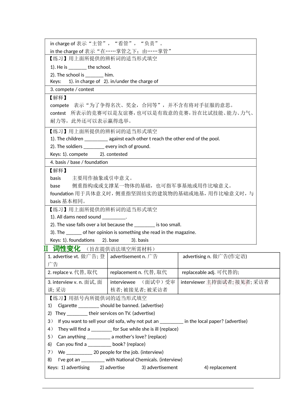 2010年高三英语高考一轮复习学案：Unit 2  The Olympic Games《新人教版必修2》_第2页