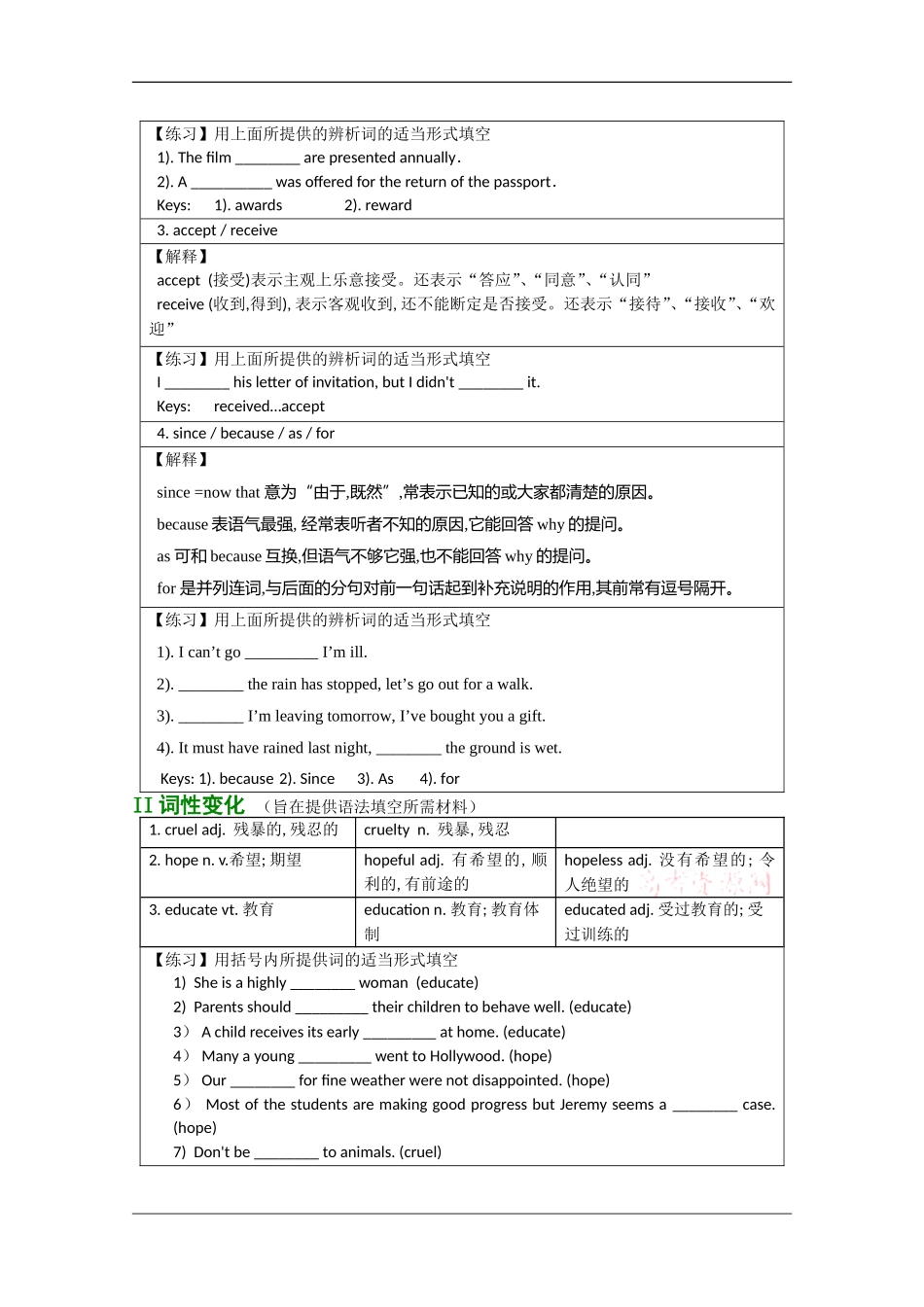 2010年高三英语高考一轮复习学案：Unit 5  Nelson Mandela- a modern hero_第2页