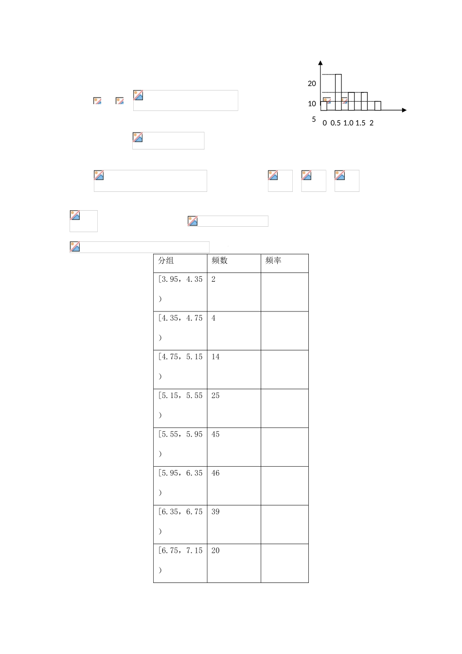 2010届高三数学一轮复习教学案：统计_第2页