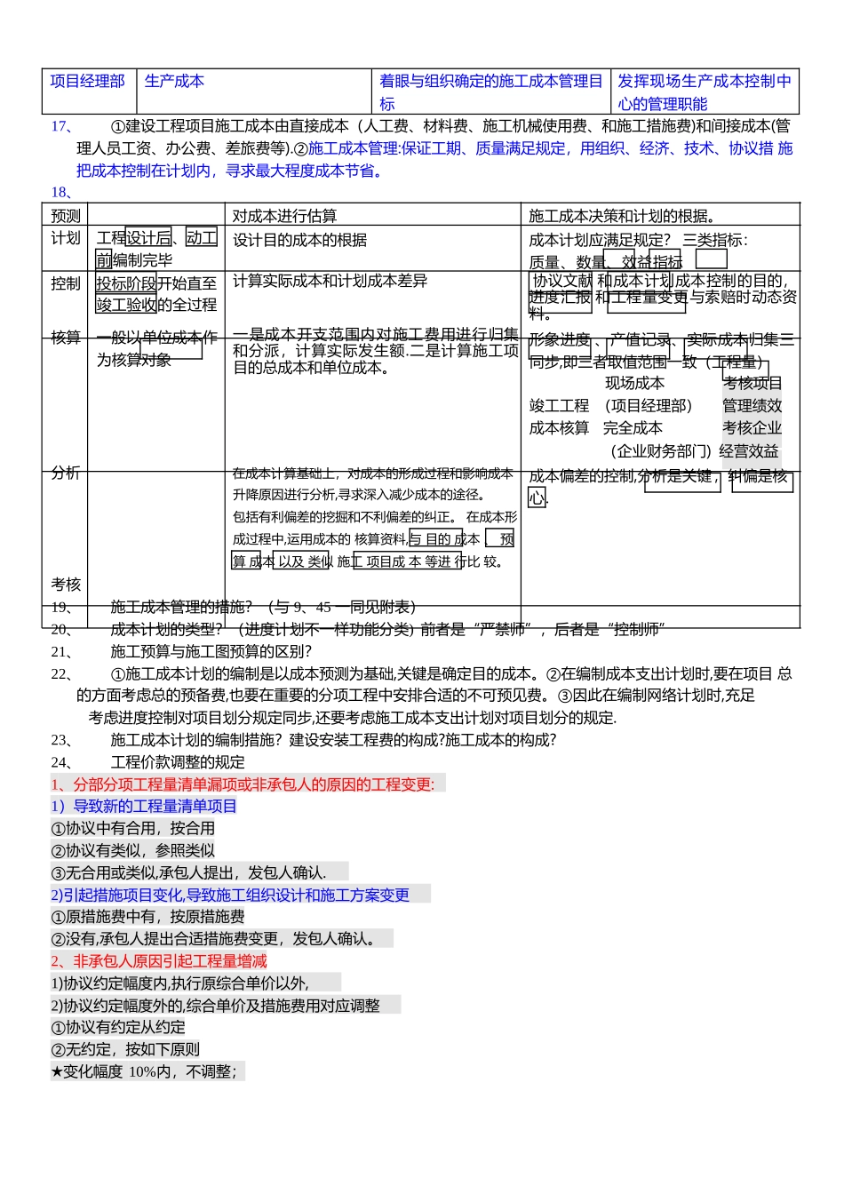 2025年一级建造师项目管理背诵笔记_第2页