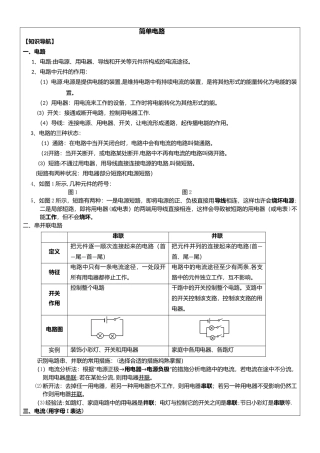 2025年初三物理全套总复习教案必看
