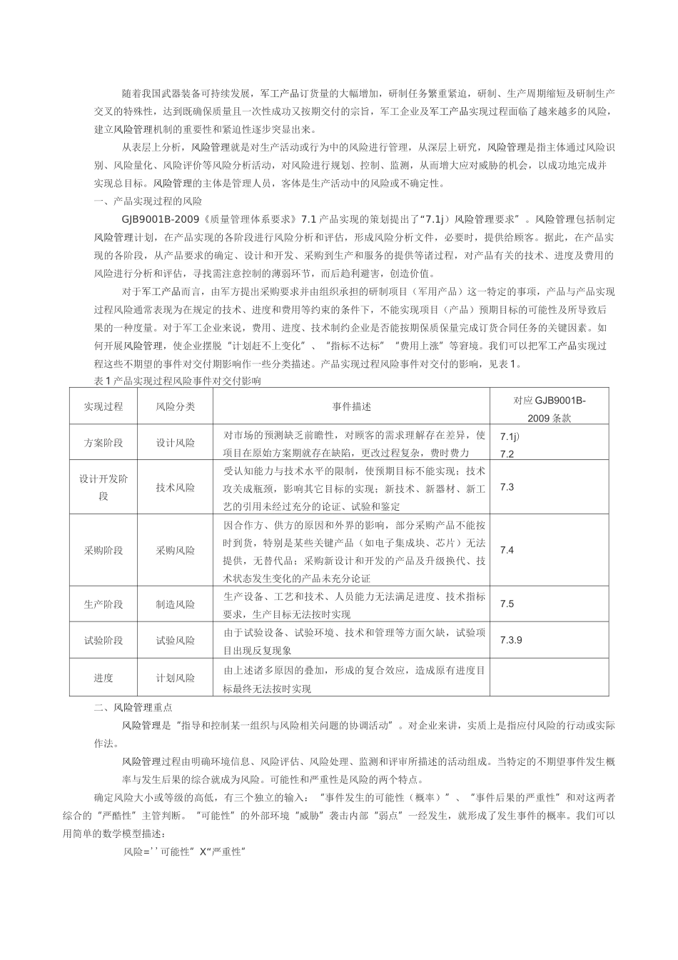 GJB风险管理_第1页