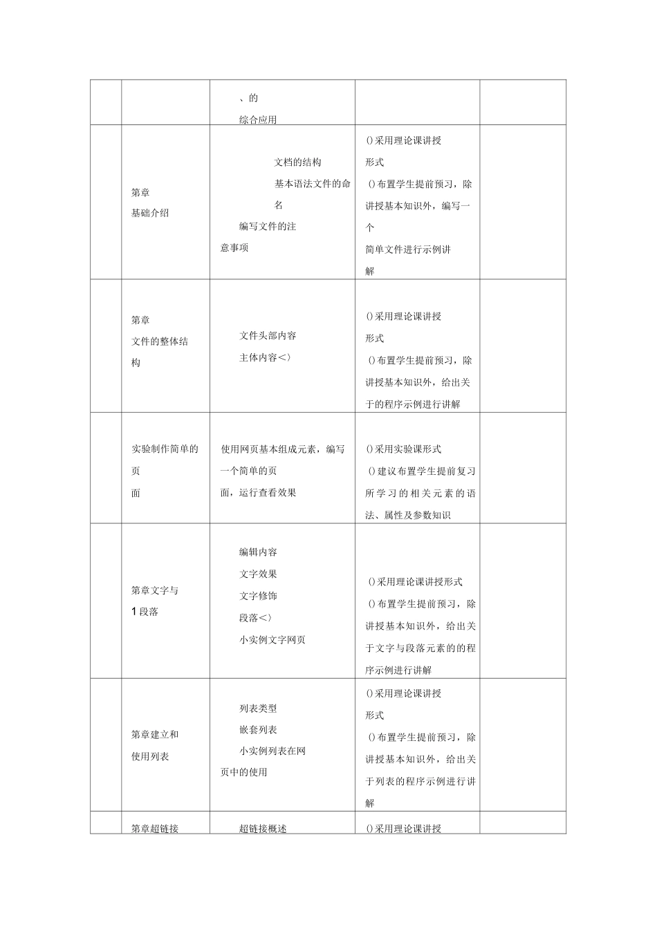 【前端Web开发基础】课程标准_第3页