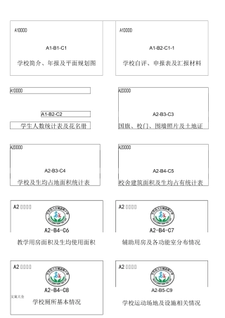 实用标准化档案盒正面标签