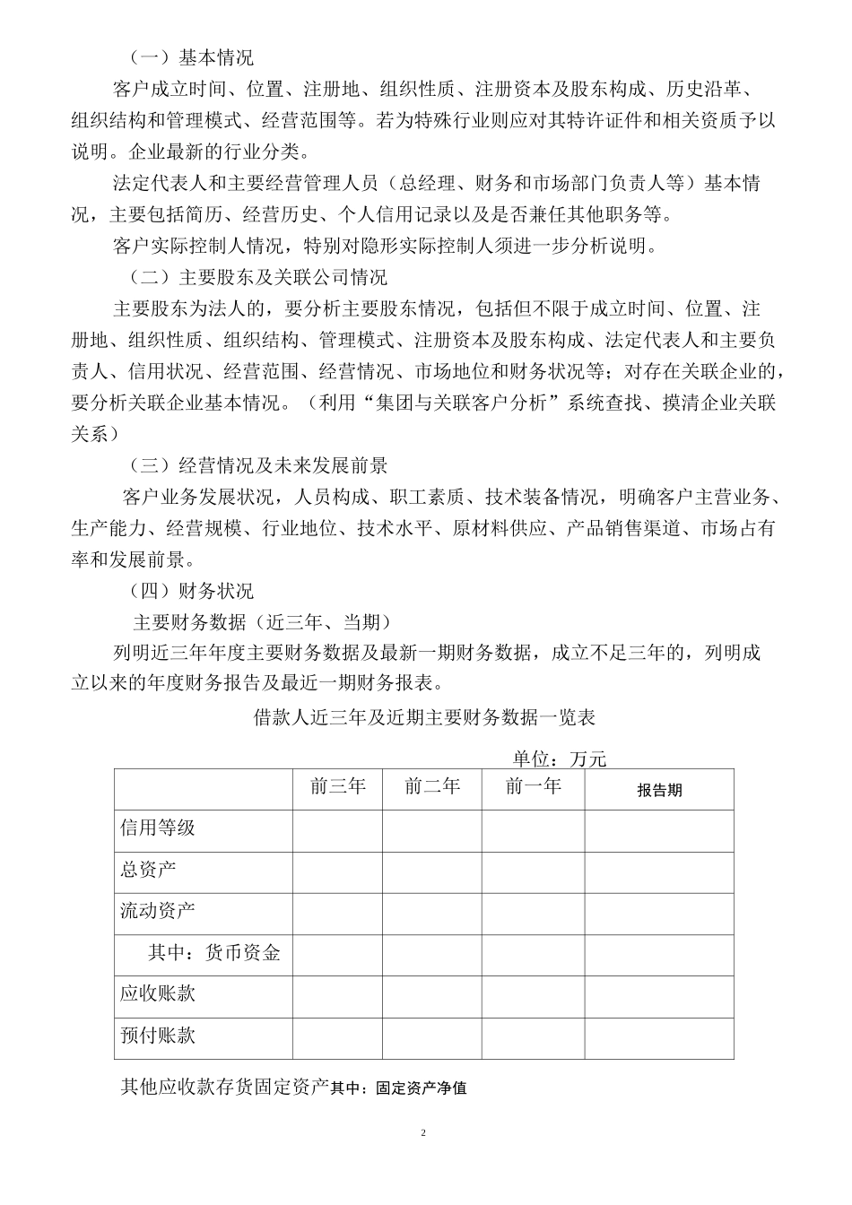 审查报告模板--授信_第2页