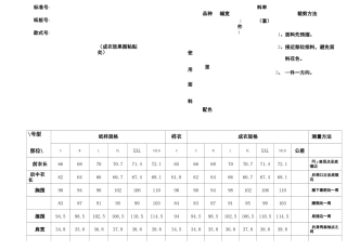 服装工艺单女装