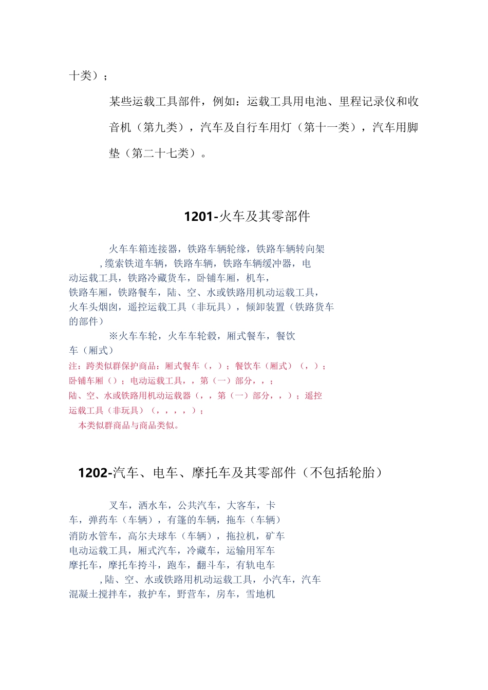 商标分类第12类_第2页