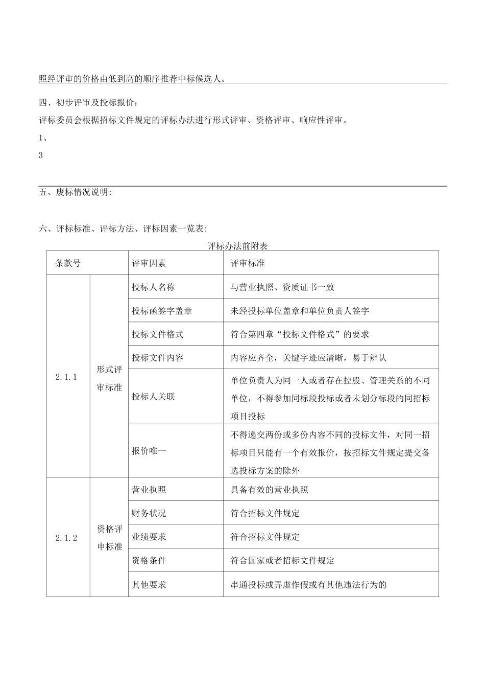 招投标内部评标报告_第3页