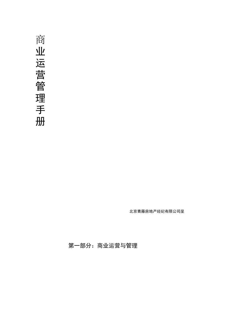 公司商业运营管理手册_第1页