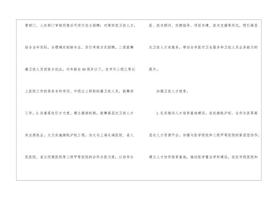 卫技人才队伍建构计划施行意见_第2页