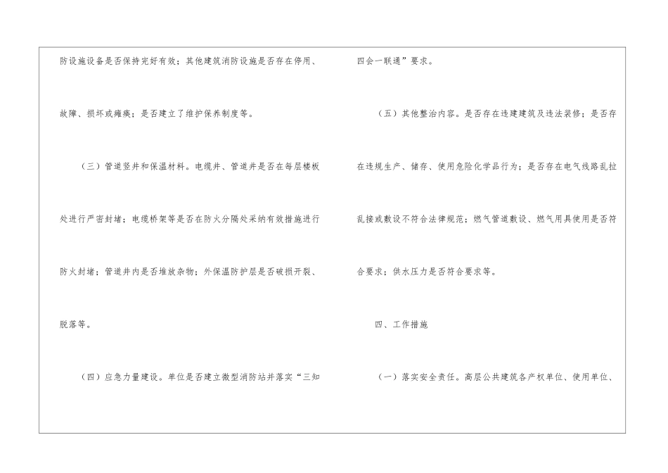 卫健系统高层建筑消防安全实施方案_第3页