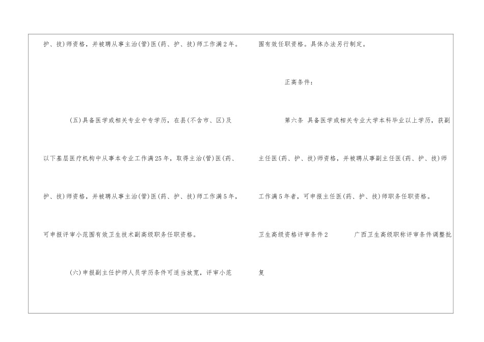 卫生高级资格评审条件_第2页