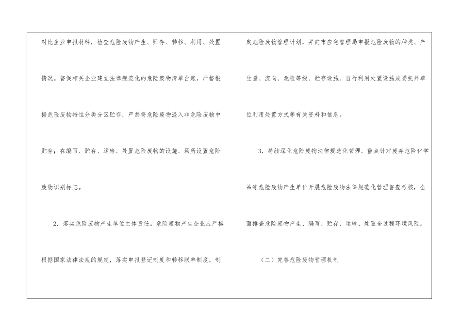 危险废物等安全专项整治行动方案_第2页
