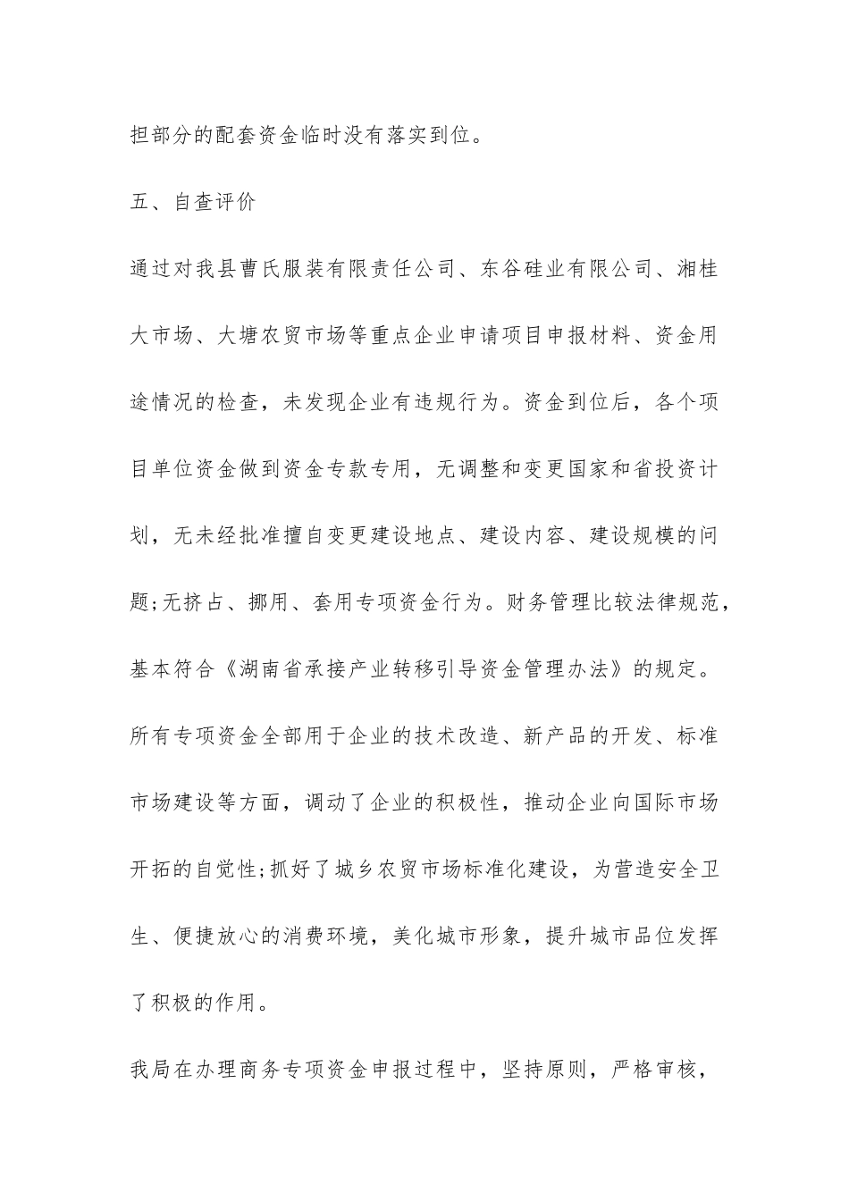 县专项资金自查报告-_第3页