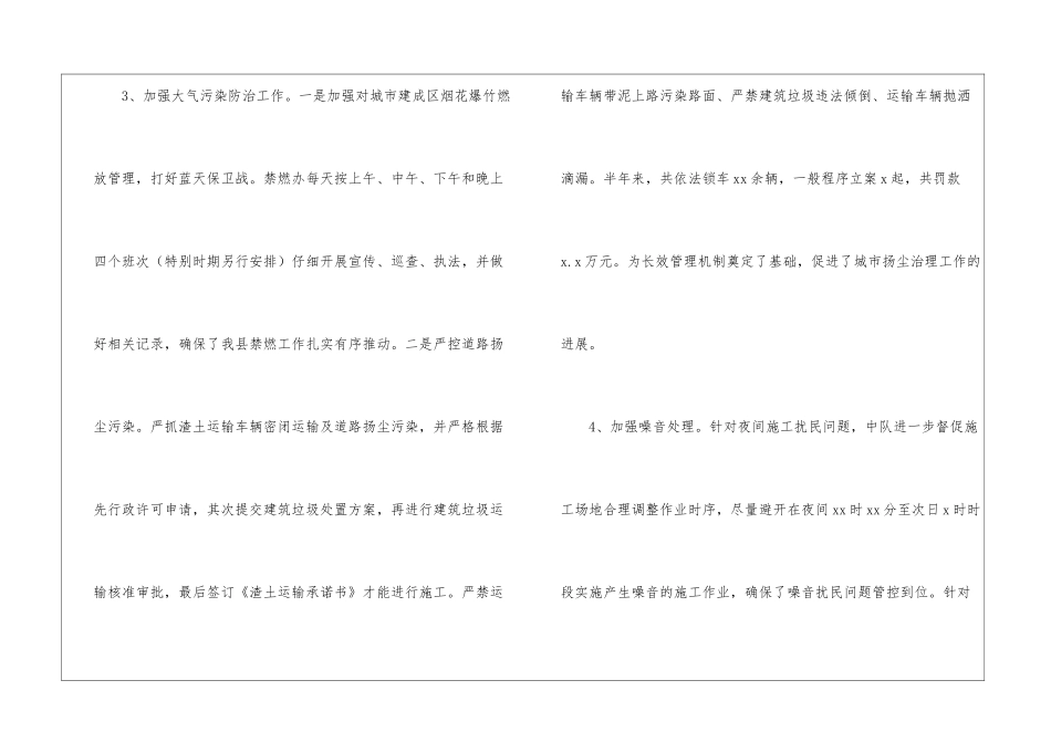 县城管局上半年工作进展情况_第2页