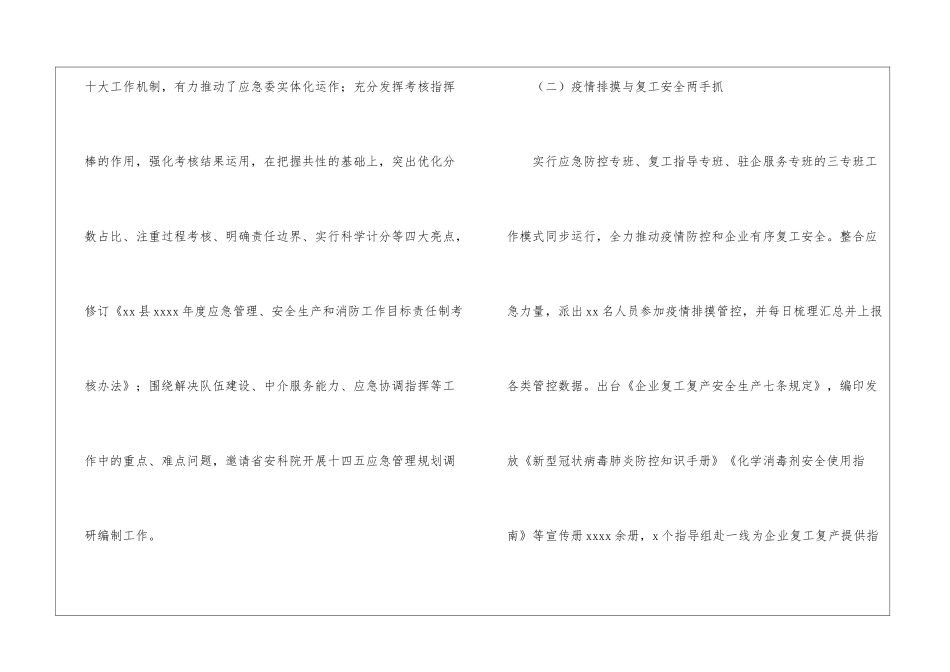 县应急管理局2024年上半年工作总结与下半年工作计划_第2页