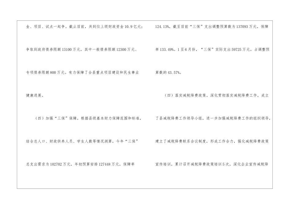 县财政局2024年半年工作总结_第2页
