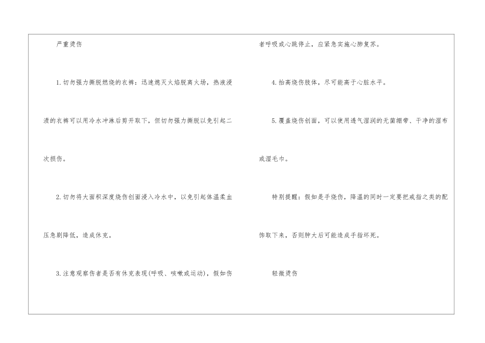 发生火灾时应该如何避免自己严重烧伤_第3页