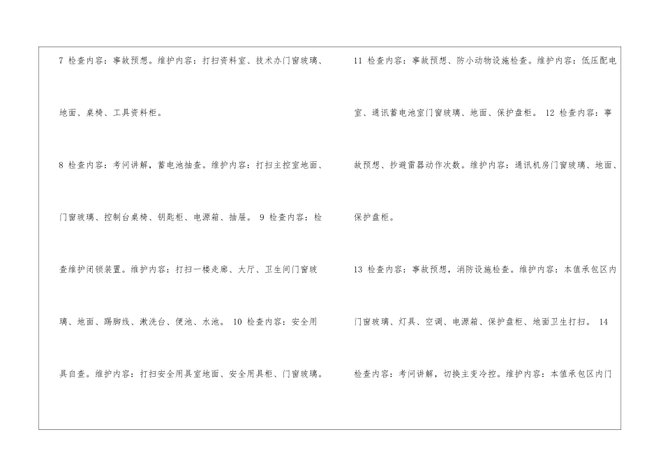变电站月维护工作计划_第2页