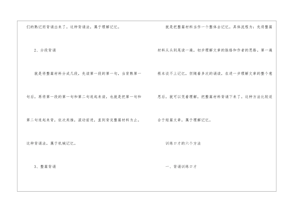 口才训练的方法背诵法有哪些_第2页