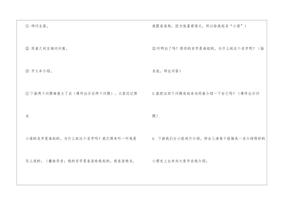 口语交际：一分钟自我介绍_第3页