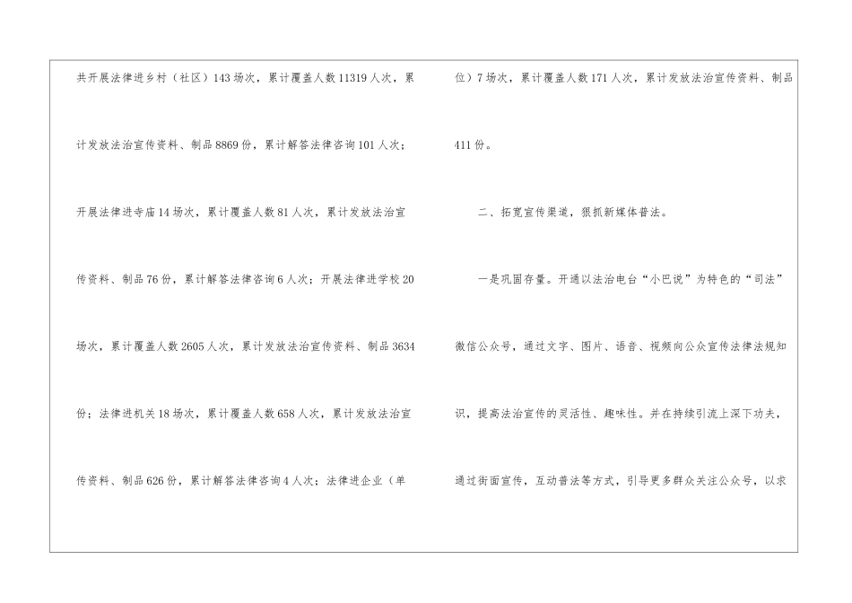 司法局法治文化基层行工作总结_第2页
