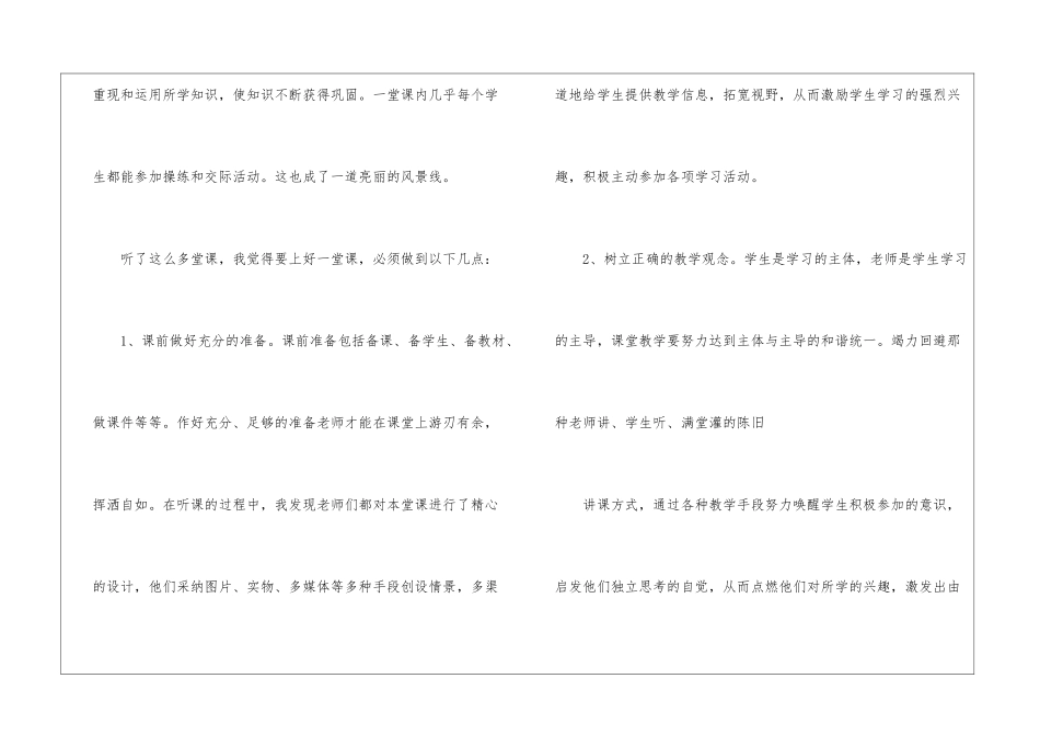 听课2024学习心得体会_第3页