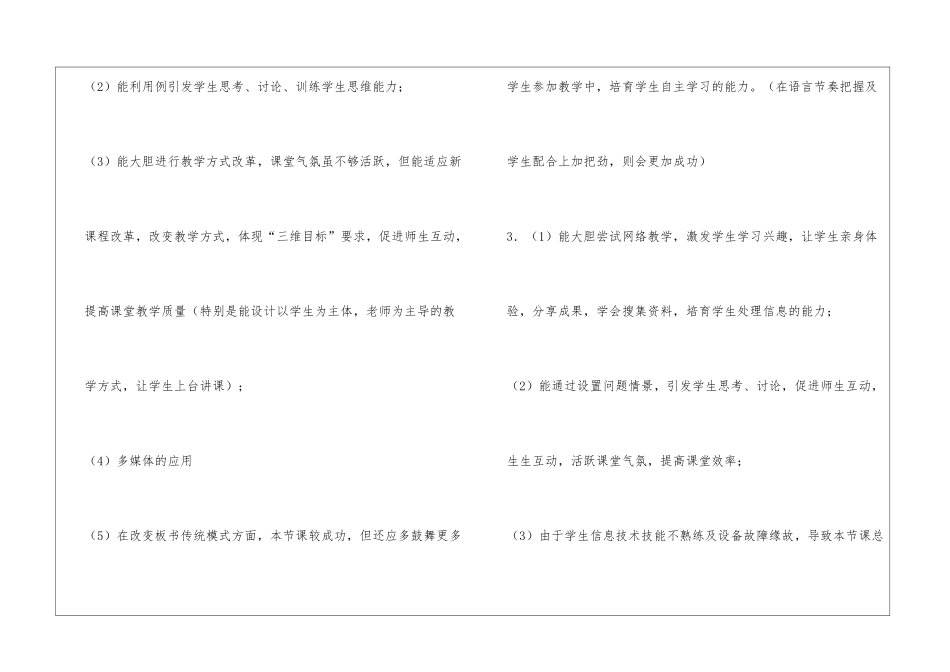 听课评课意见_第2页