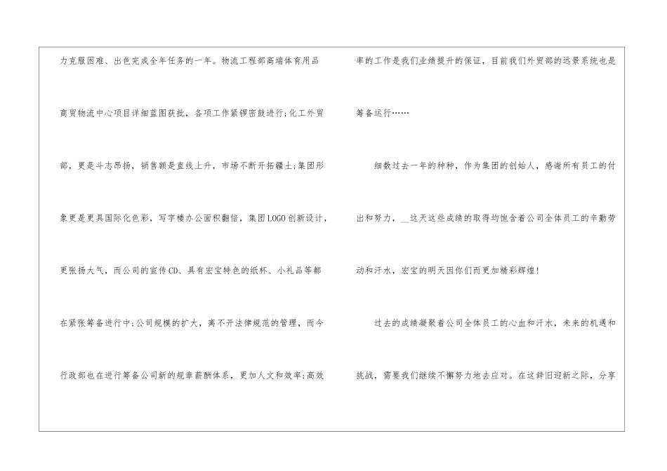 员工个人年会3分钟优秀发言稿5篇_第2页