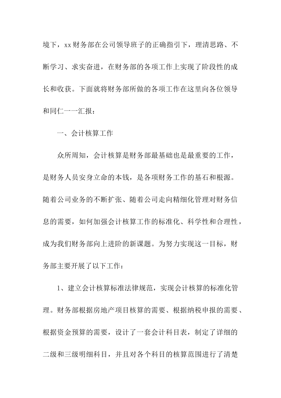 商业会计财务工作总结_第2页
