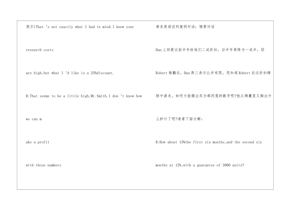 商务英语谈判对话-英语谈判对话实例_第3页