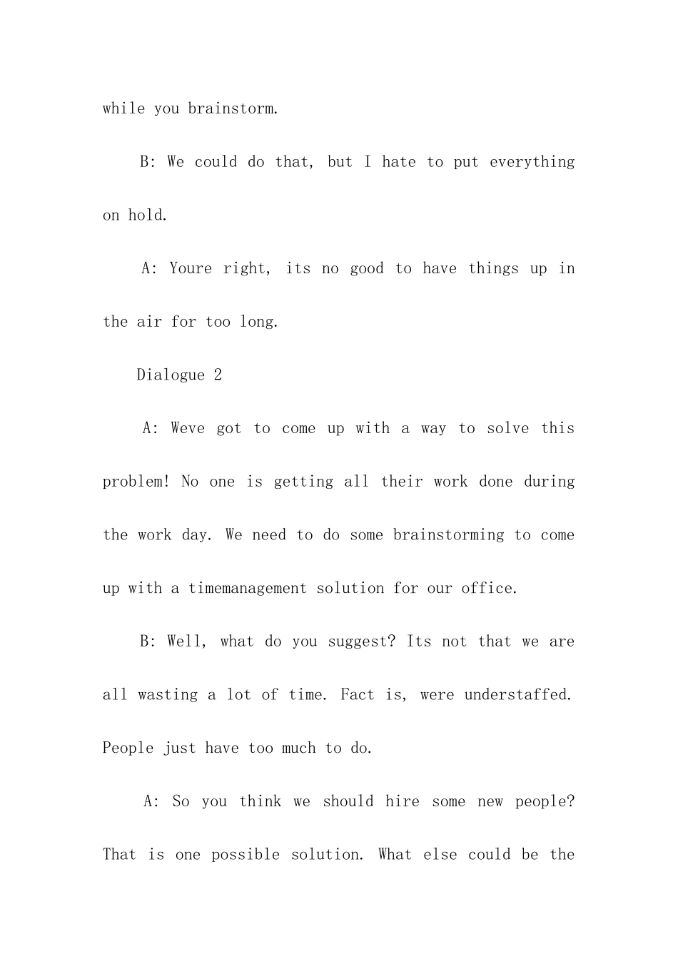 商务谈判：头脑风暴与通勤_第2页