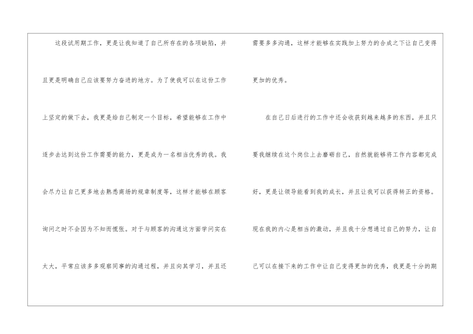 商场客服试用期工作总结_第3页
