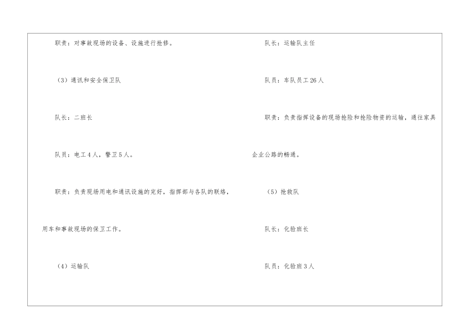 四川家具公司生产安全事故应急预案_第3页