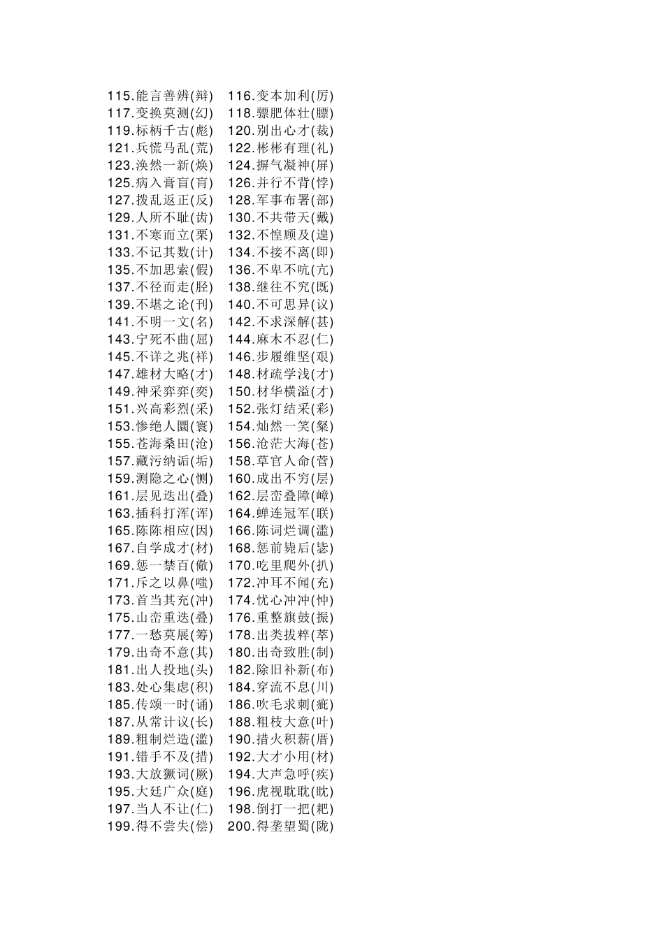 初中语文最常见的1000个错别字_第2页