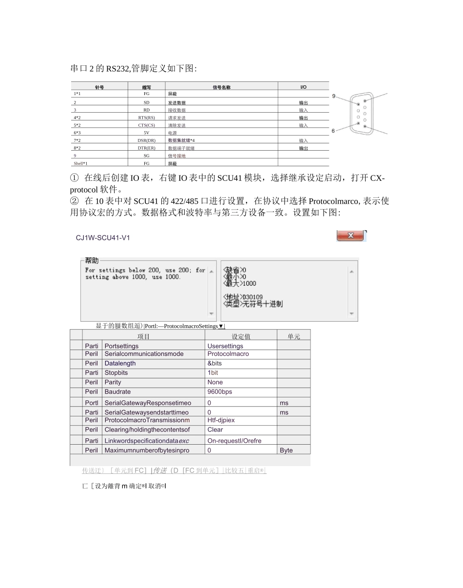 欧姆龙SCU协议宏控制变频器技术_第2页