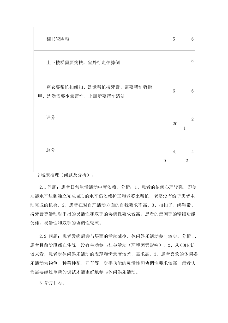 脑梗死恢复期作业治疗个案分享_第3页