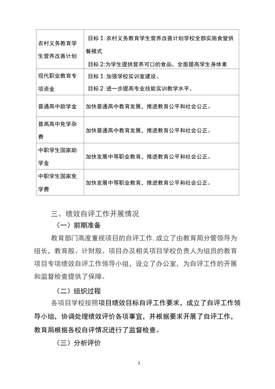 教育系统项目绩效评价报告_第3页