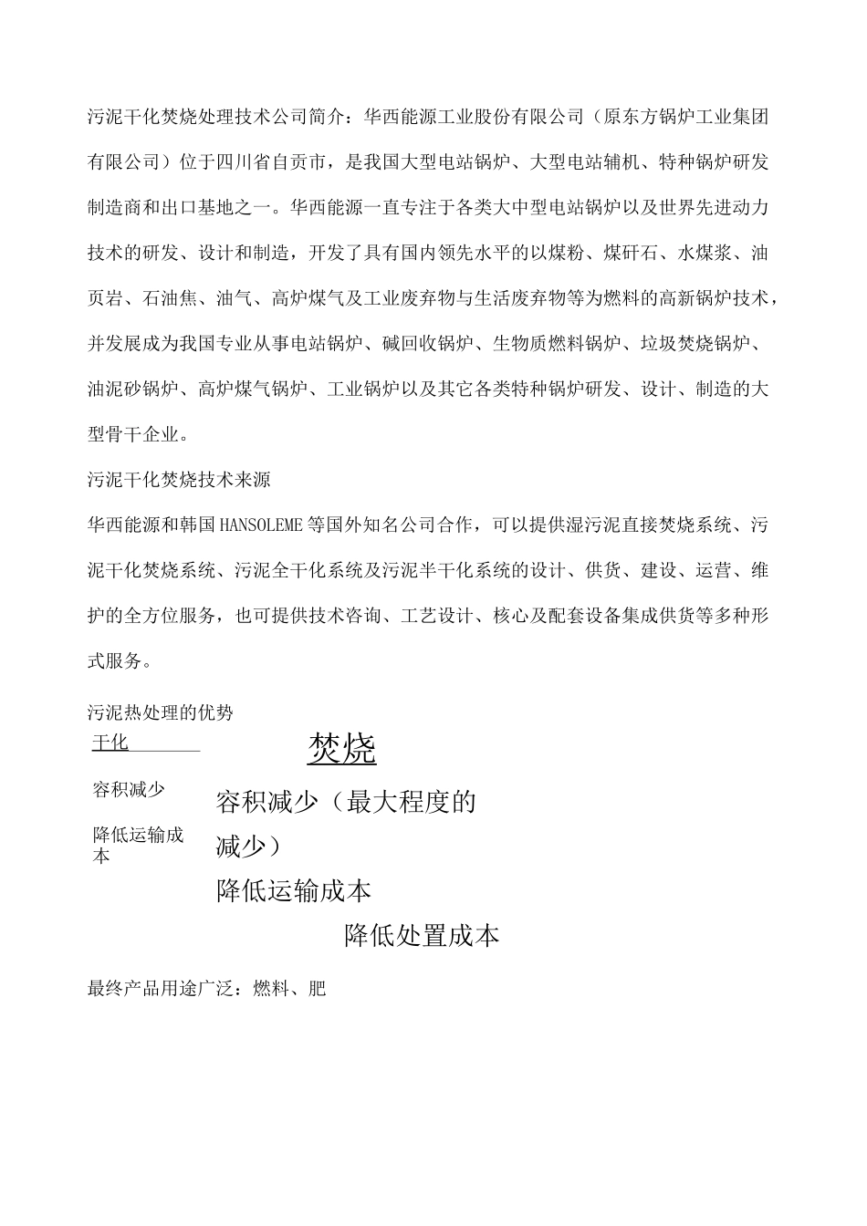 污泥干化焚烧处理技术_第1页