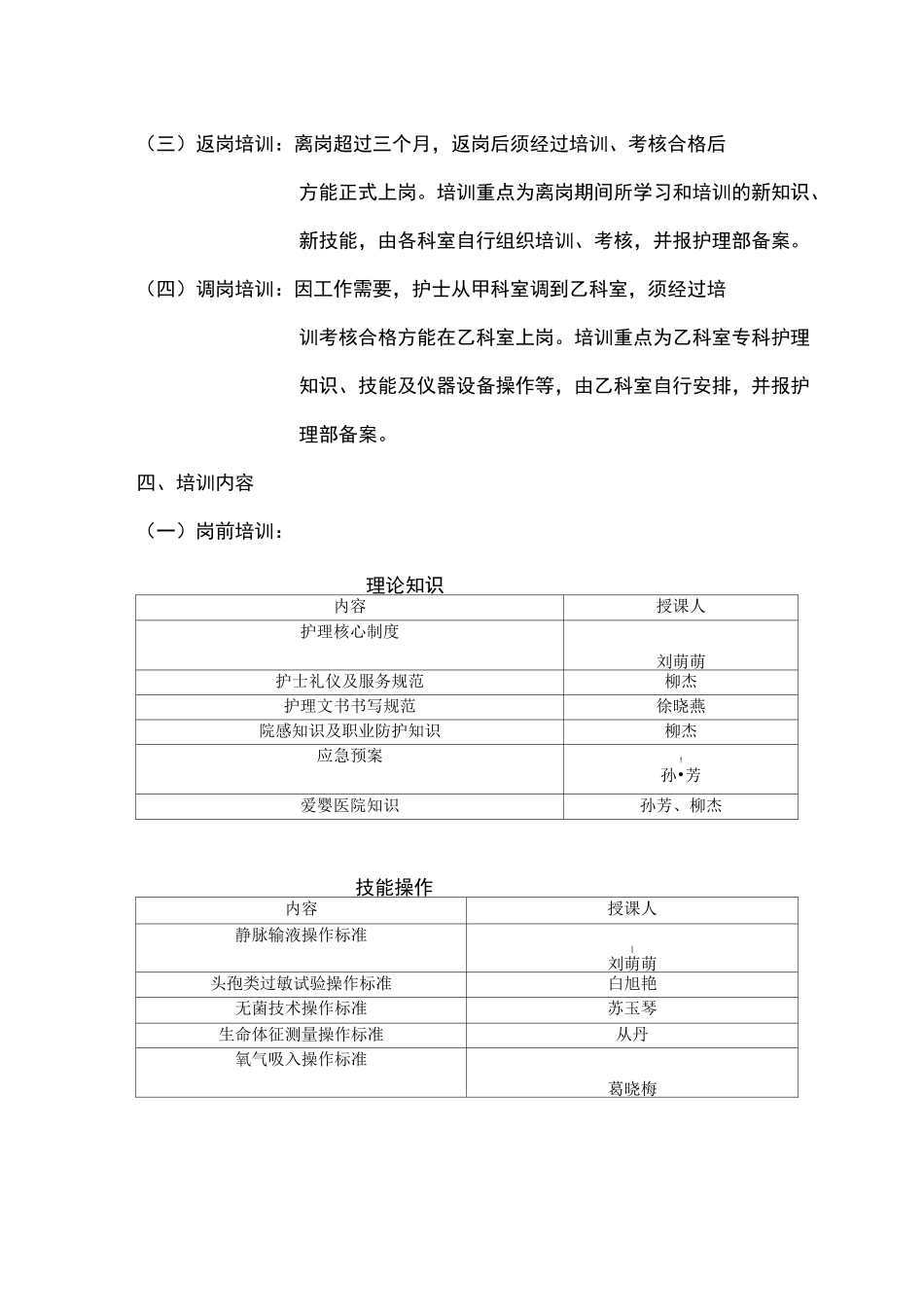护士分层培训方案_第3页